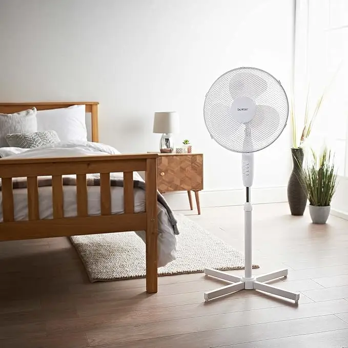 fan in bedroom